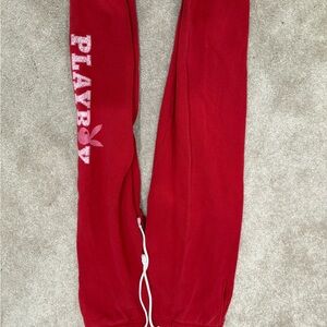 PLAYBOY Red Joggers